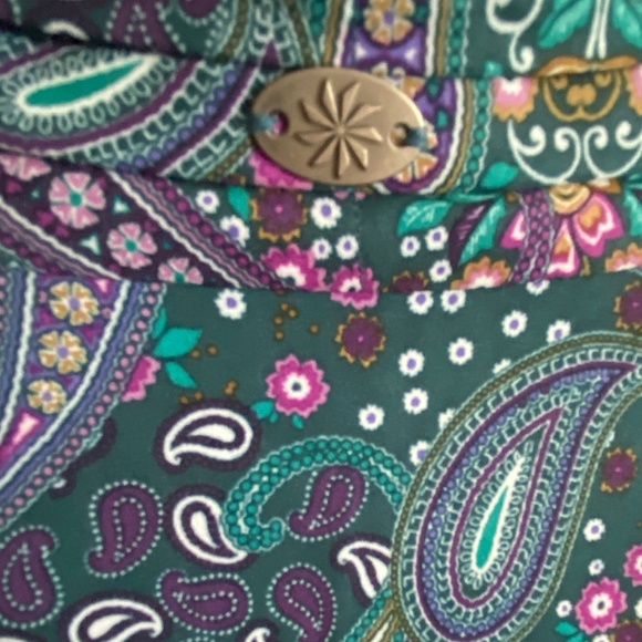 Athleta Dahlia Paisley Printed V-Neck Sleeveless Mini Dress Sz 10 - Picture 6 of 15